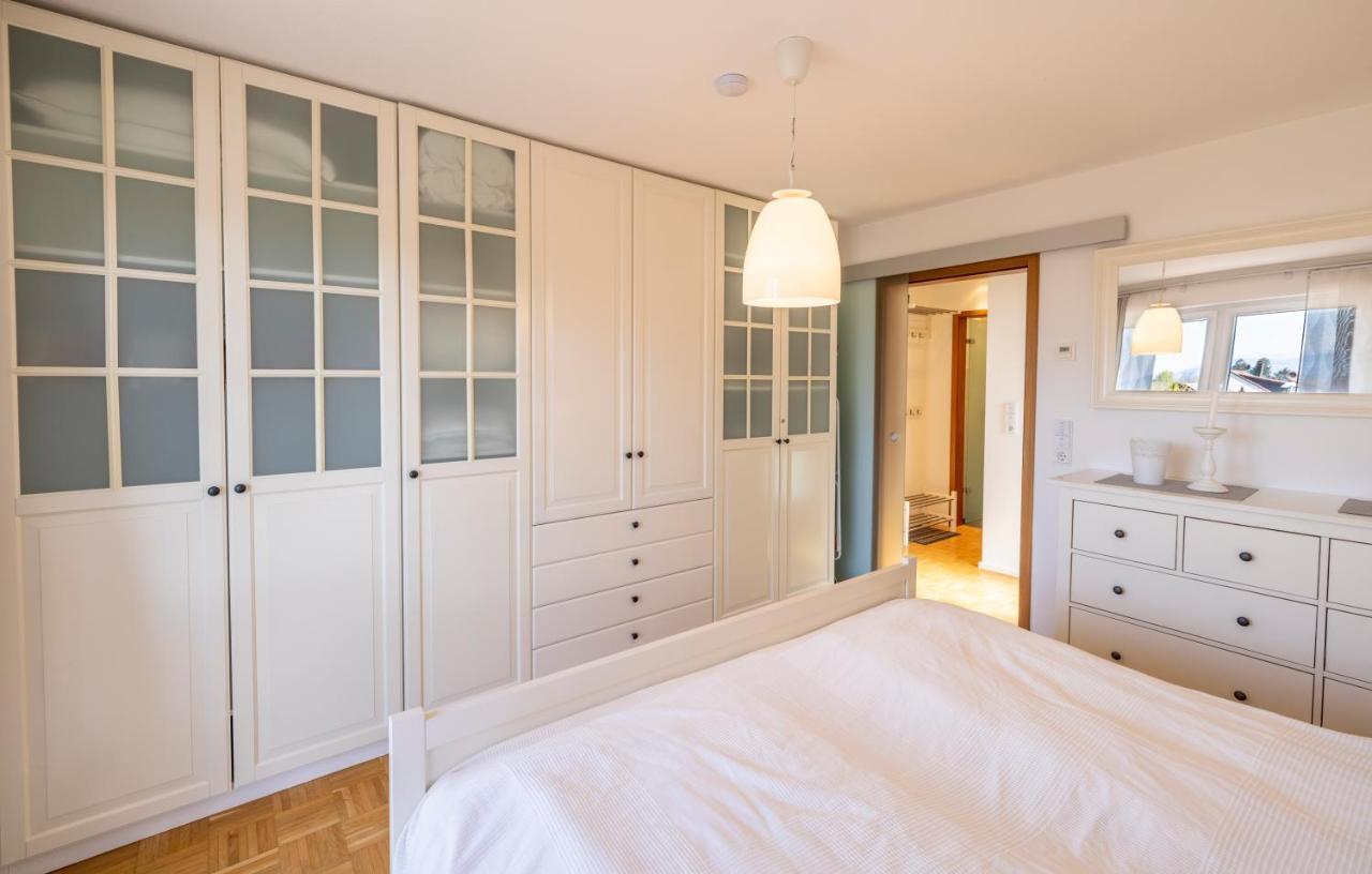 Ferienwohnung Seeblick mit Blick auf die Alpen Wasserburg Exterior foto